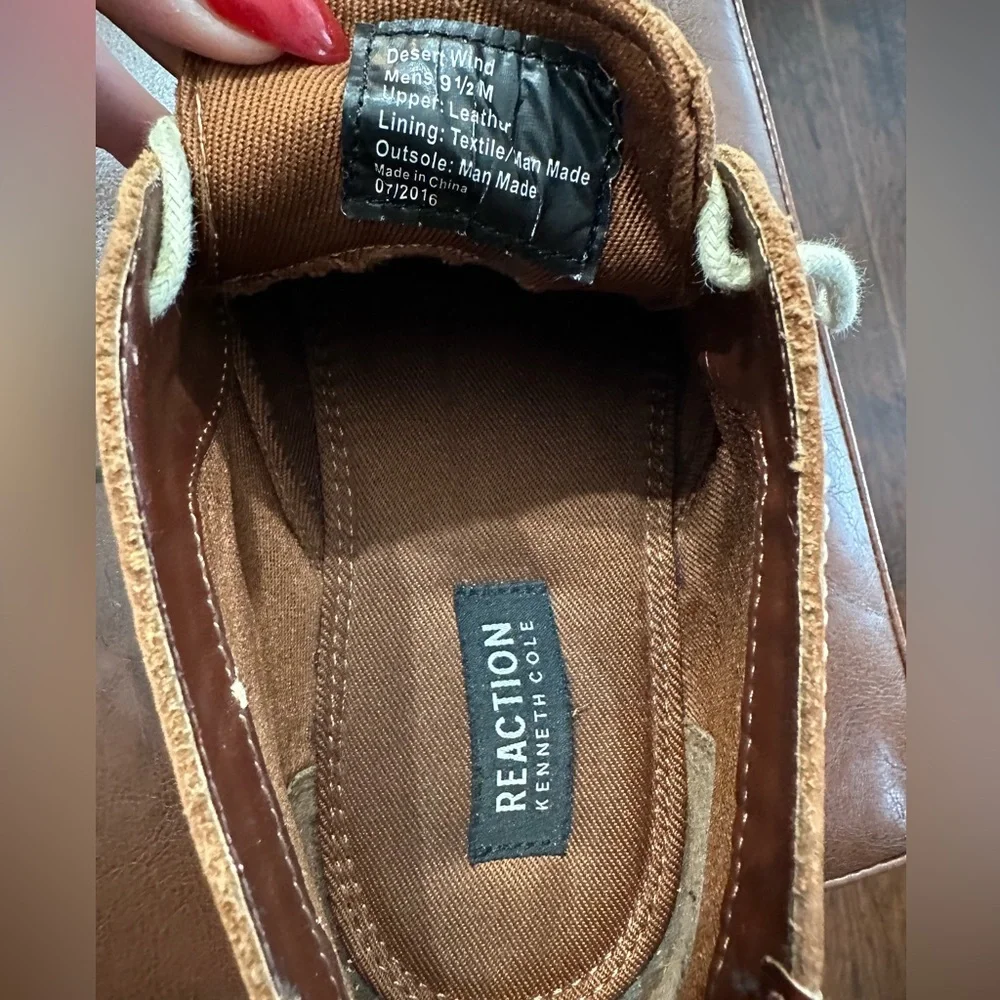 Kenneth Cole Reaction - Men’s Brown Leather Shoes 9.5